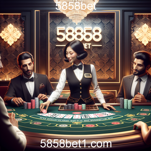Experimente a Emoção do Live Casino no 5858bet